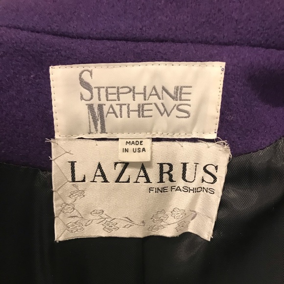 Stephane Mathews - Lazarus Wool Coat -Db. Breasted - Picture 9 of 9